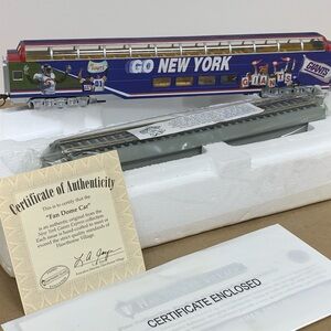 Mint NFL New York Giants Fan Dome Car HO Hawthorne Village Bradford Exchange